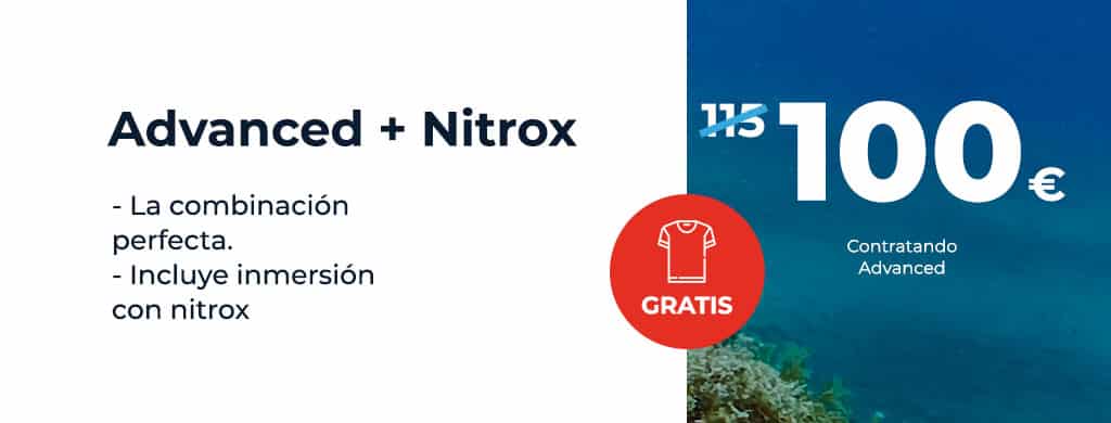 oferta advanced nitrox lanzarote mojo dive