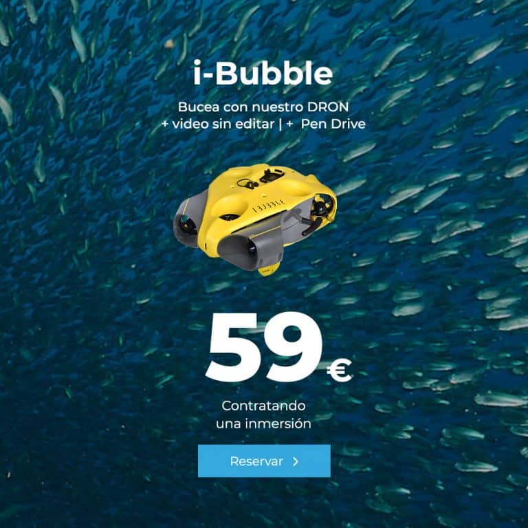 oferta ibuble bucea con nuestro dron lanzarote acuatico